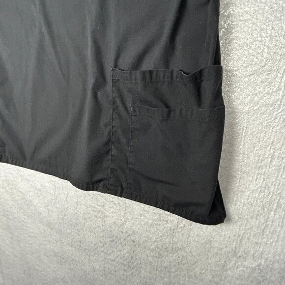Scrubstar Scrub Womens 2XL‎ Core Essentials Black V-Neck Stretch Top WC818 - Picture 4 of 11
